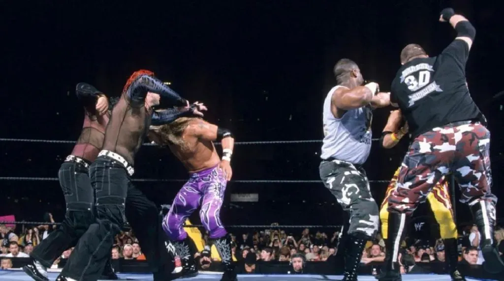 Hardy Boyz vs. Edge and Christian vs. Dudley Boyz (WWE)