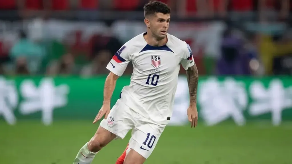 Pulisic at the 2022 FIFA World Cup (Fox Sports)