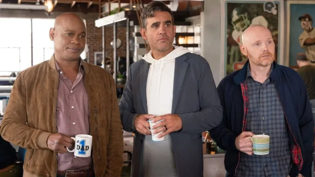 Bokeem Woodbine, Bobby Cannavale and Bill Burr in Old Dads.