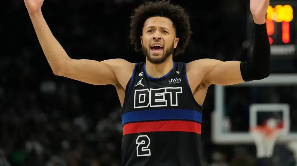 Cade Cunningham #2 of the Detroit Pistons – Patrick McDermott/Getty Images