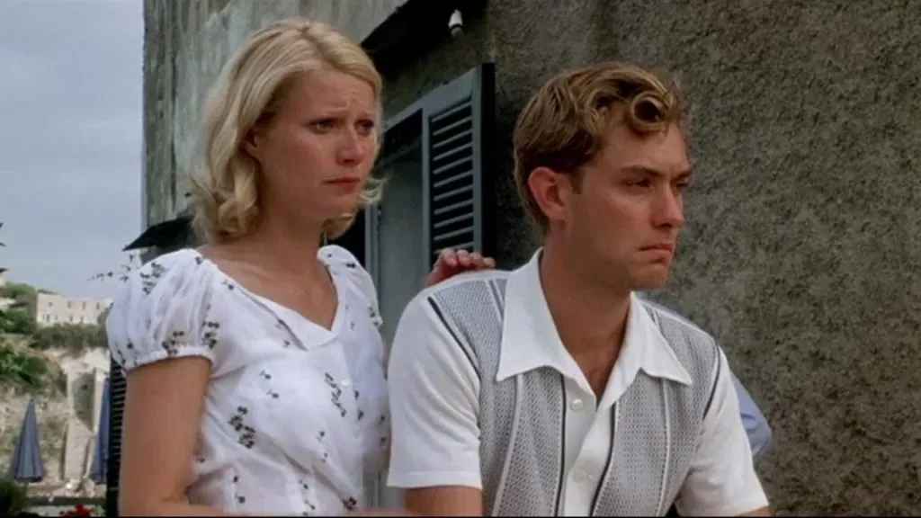 Jude Law and Gwyneth Paltrow in The Talented Mr. Ripley.