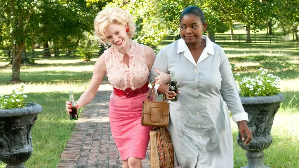 Octavia Spencer and Jessica Chastain in The Help.