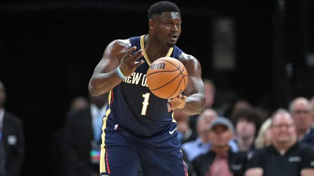 Zion Williamson of the New Orleans Pelicans – Justin Ford/Getty Images
