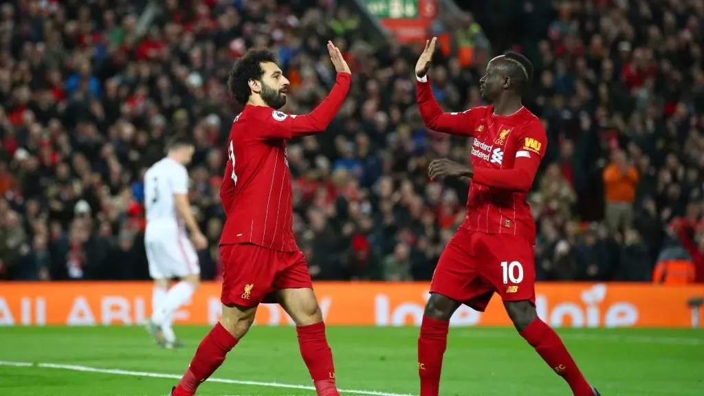 Sadio Mané and Mohamed Salah at Liverpool (Getty Images)
