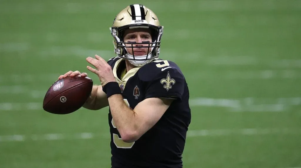 Drew Brees during his last season in the NFL