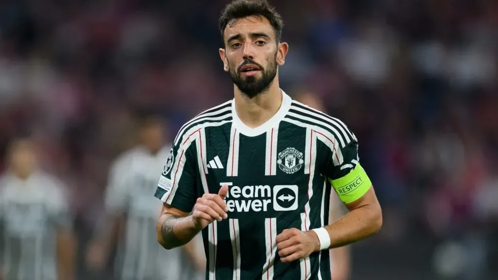 Bruno Fernandes in action for Manchster United