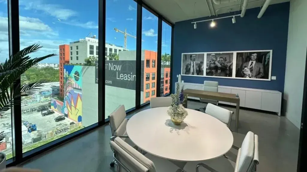 There are pictures of members of AFA all around the offices