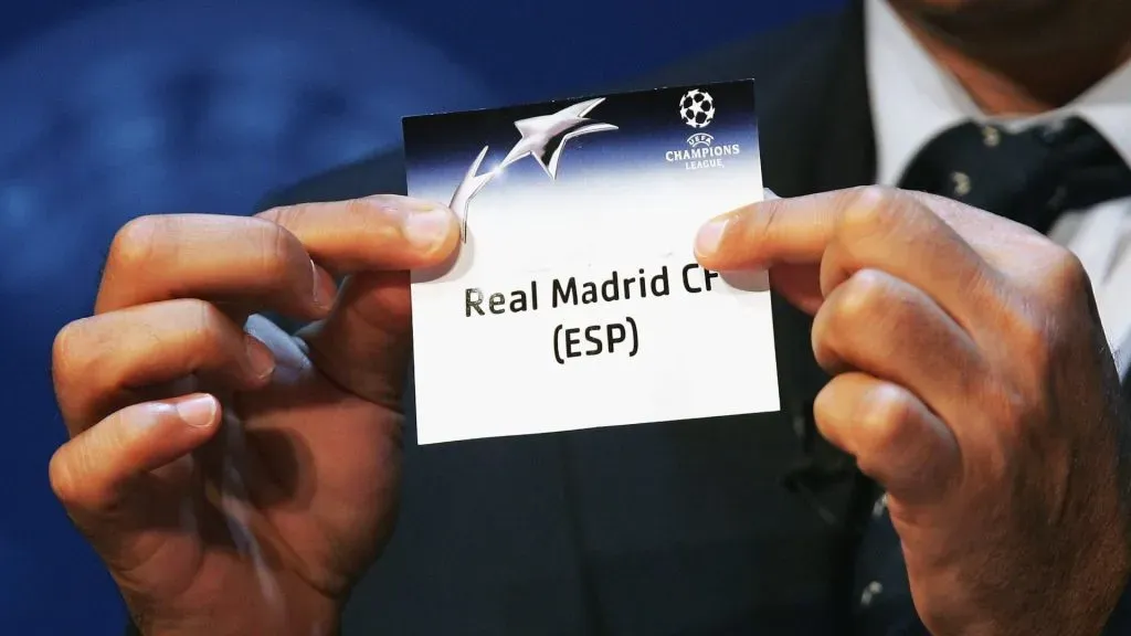 Real Madrid being drawn out of the Champions League draw.