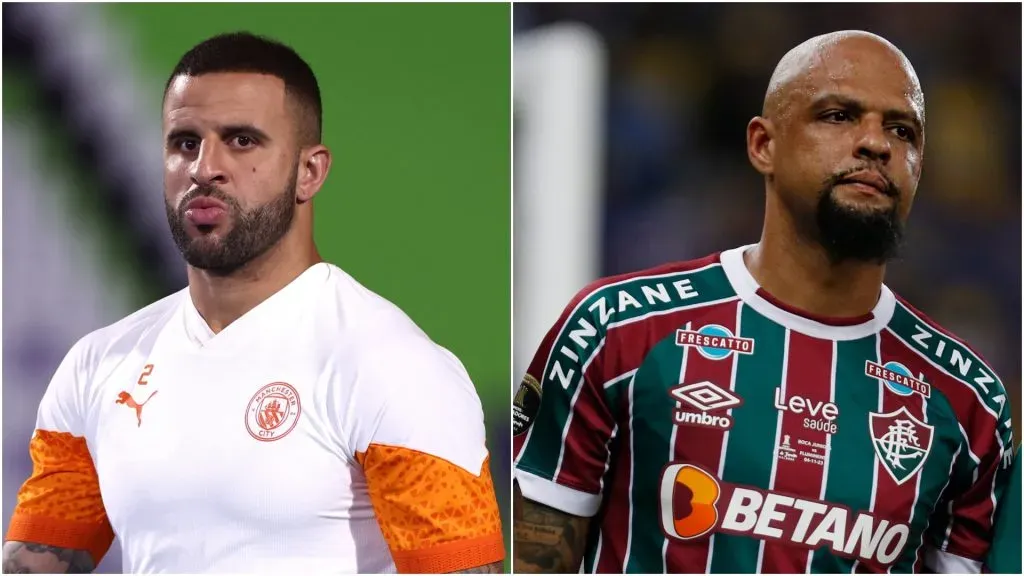 Kyle Walker and Felipe Melo got in a fight in FIFA Club World Cup final (Getty Images)