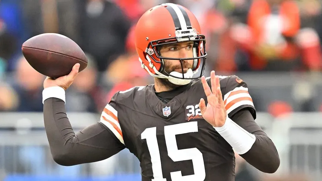 Joe Flacco playing for the Cleveland Browns.
