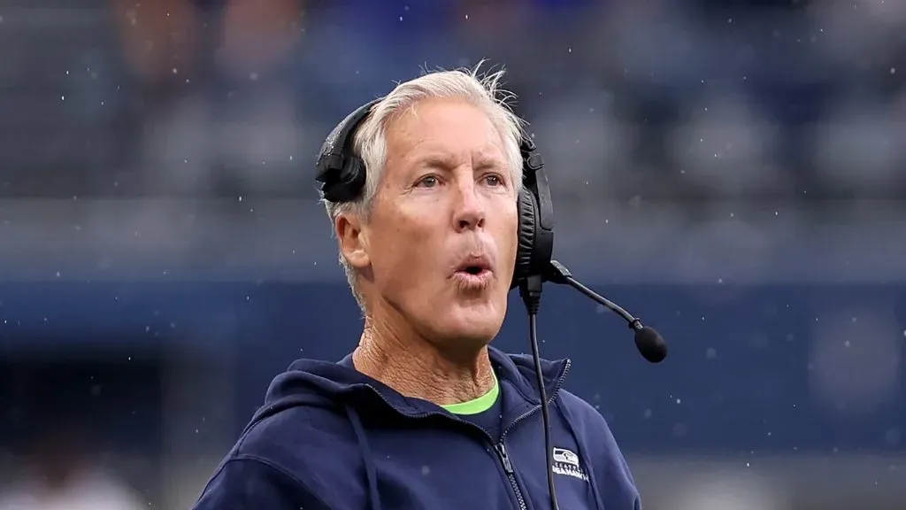 Head coach Pete Carroll of the Seattle Seahawks