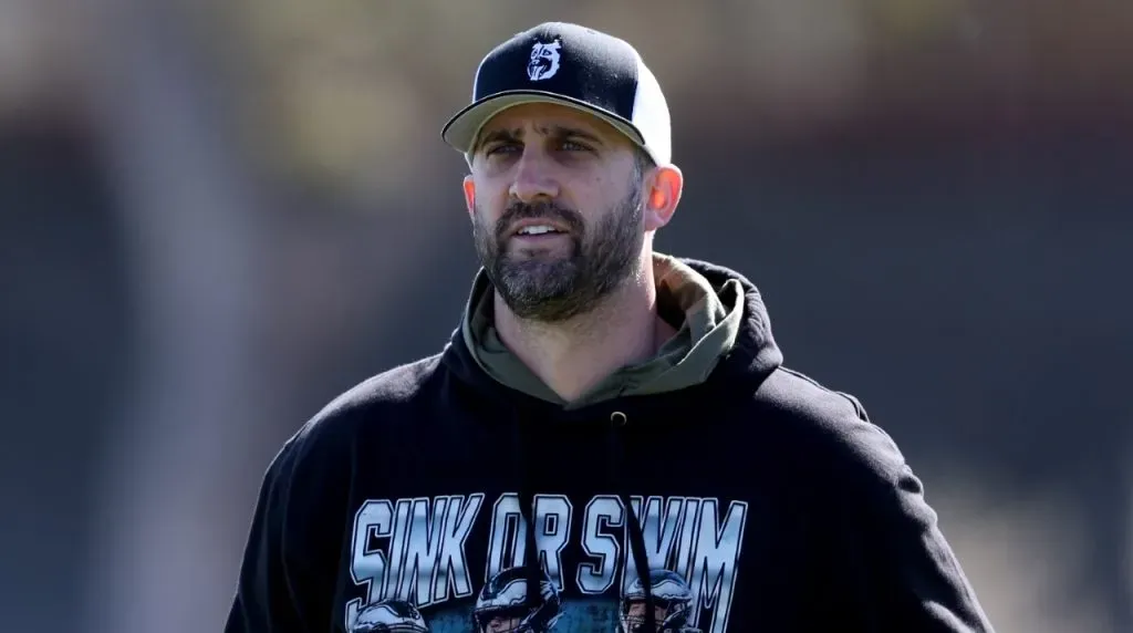 Head coach Nick Sirianni of the Eagles