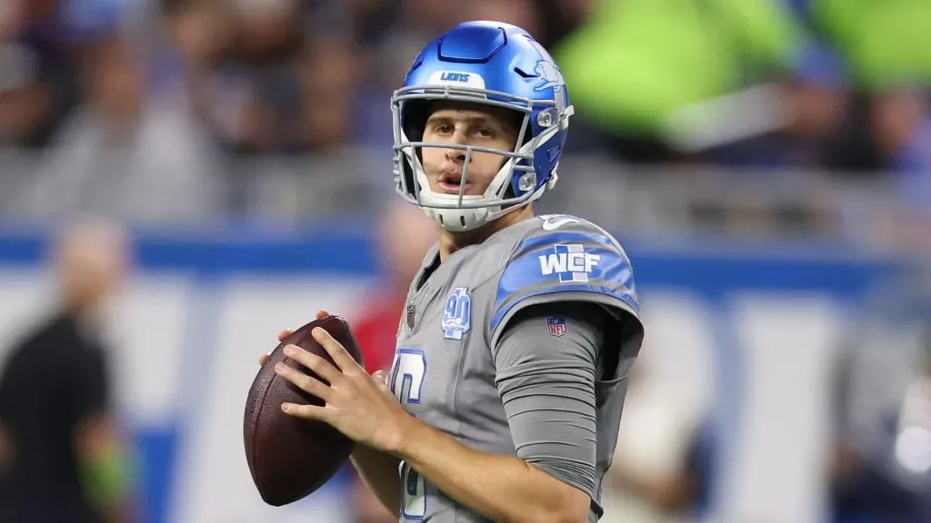 Jared Goff in action for the Detroit Lions.