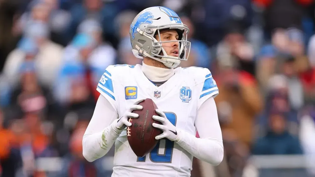 Jared Goff in actionf for the Lions.