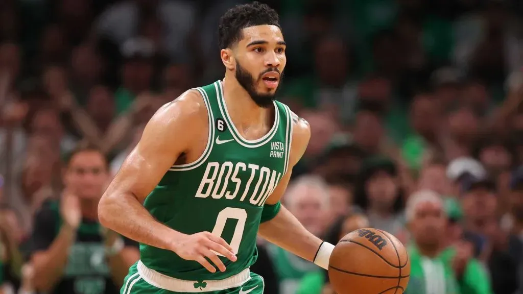 Jayson Tatum #0 of the Boston Celtics