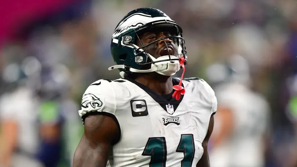 AJ Brown, wide receiver of the Philadelphia Eagles