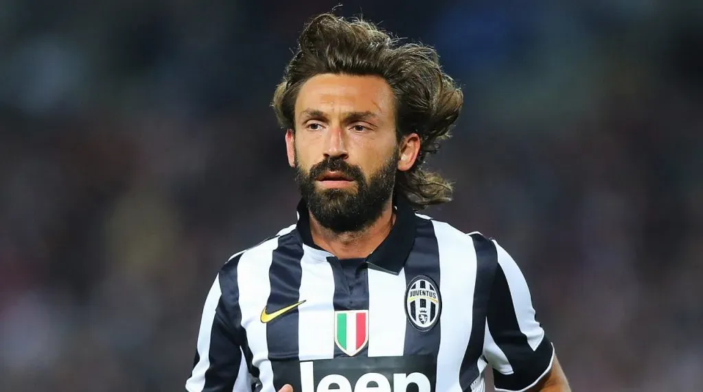 Andrea Pirlo in action.