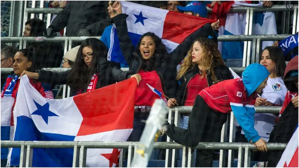 Panama’s fans with flags – Monika Majer/Getty Images