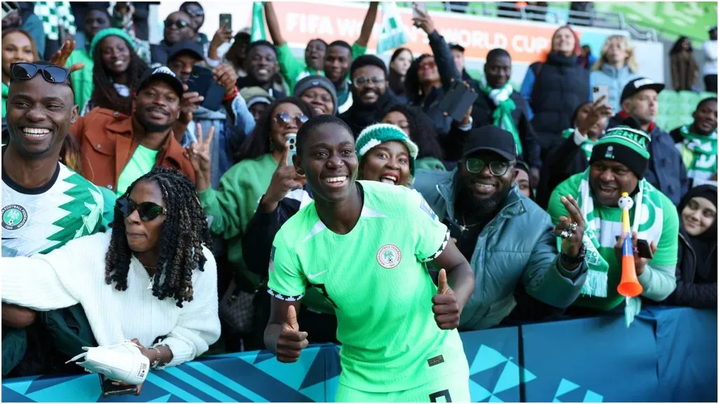 Nigerian fans applauds – Robert Cianflone/Getty Images