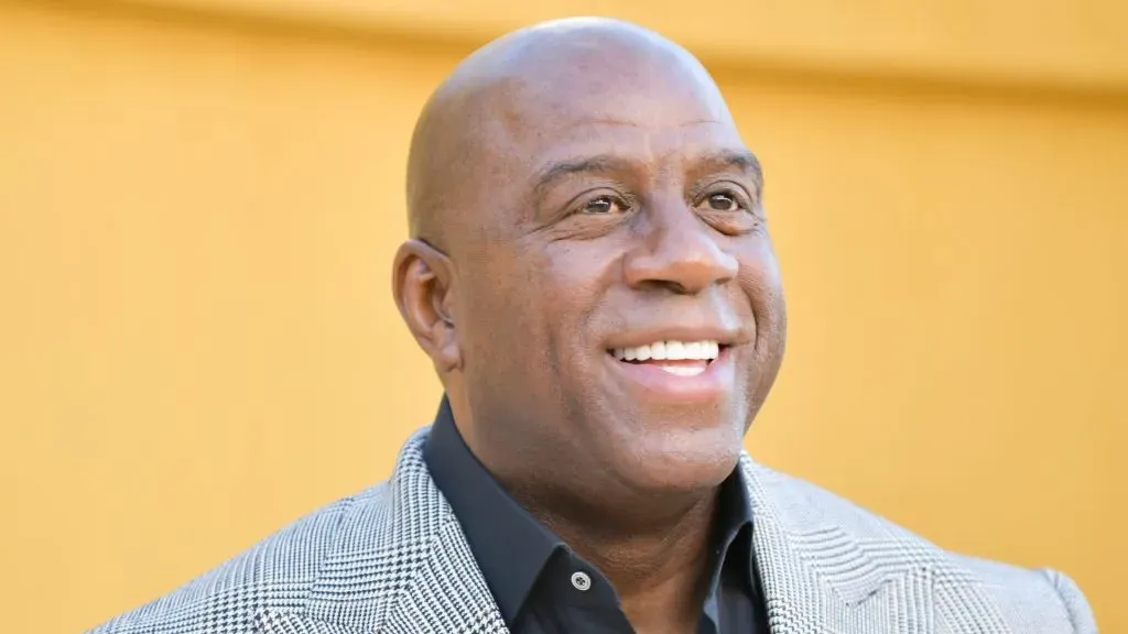 Magic Johnson, co-owner of the Washington Commanders