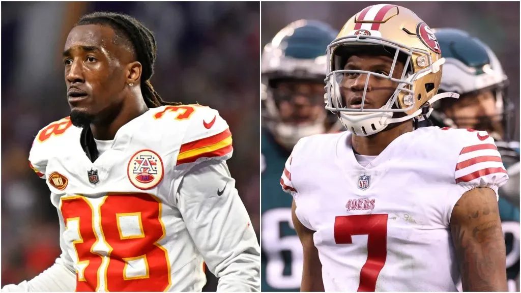 L'Jarius Sneed (left) and Charvarius Ward