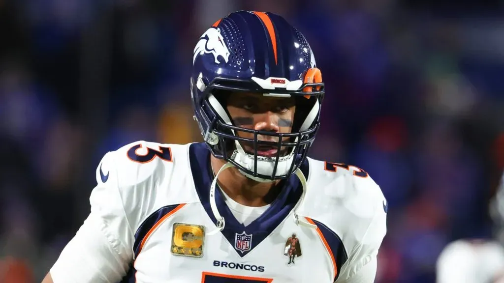 Russell Wilson, quarterback of the Denver Broncos (NFL 2023)