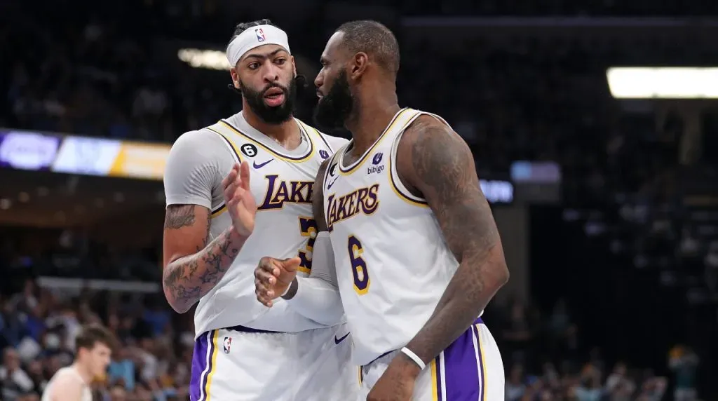 LeBron James and Anthony Davis