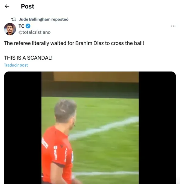 Jude Bellingham referee