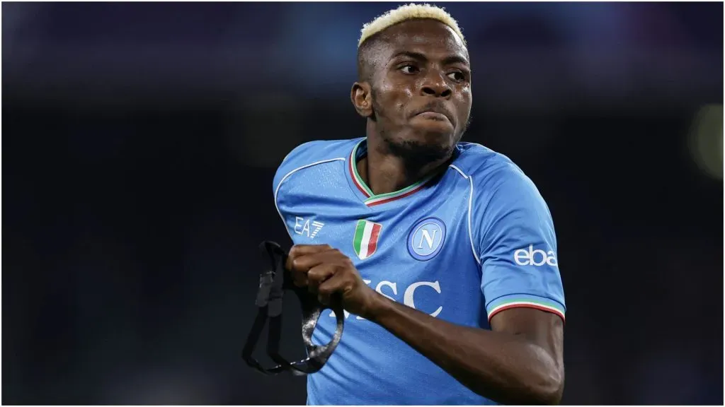 Nigerian forward Victor Osimhen of Napoli – IMAGO / Antonio Balasco