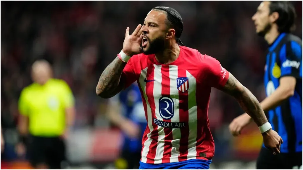 Memphis Depay centre-forward of Atletico de Madrid ā IMAGO / NurPhoto