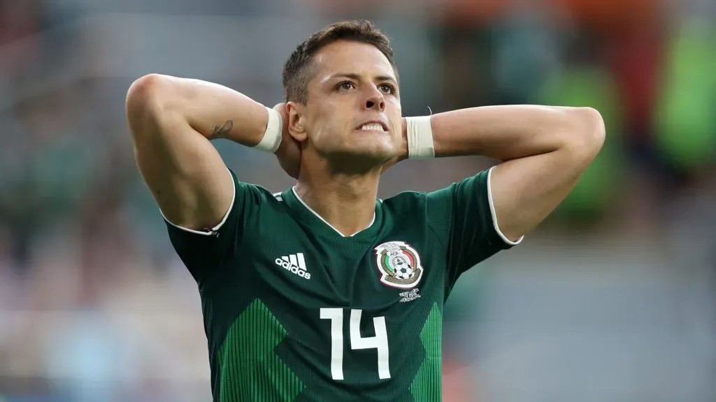 Chicharito Hernandez with Mexico's national team