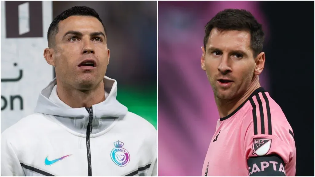 Cristiano Ronaldo (left) and Lionel Messi.