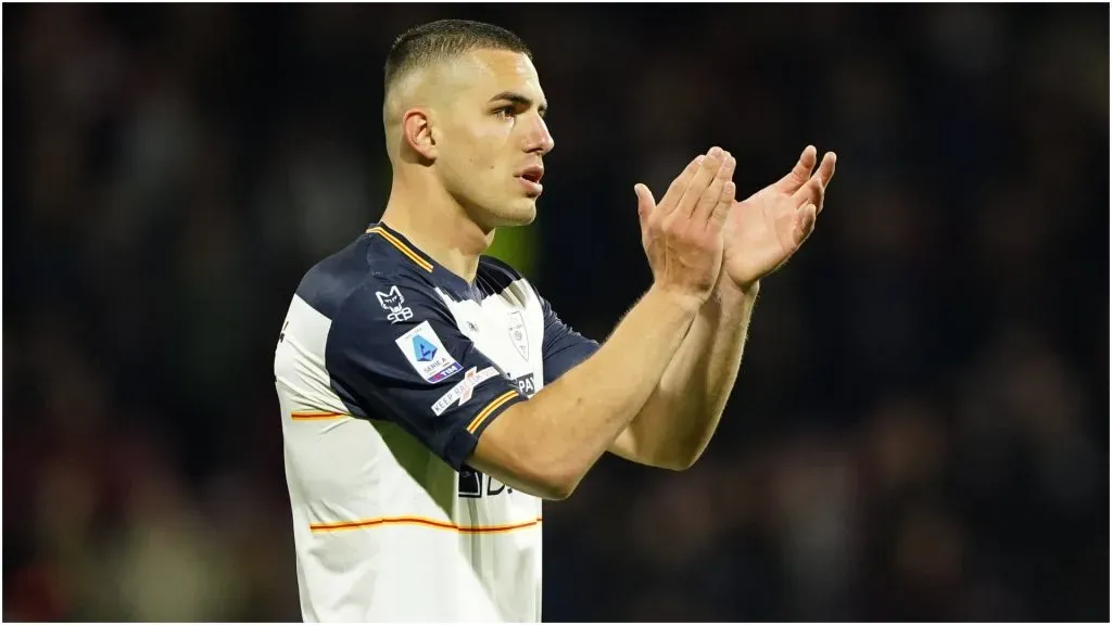 Nikola Krstovic of Lecce ā IMAGO / NurPhoto