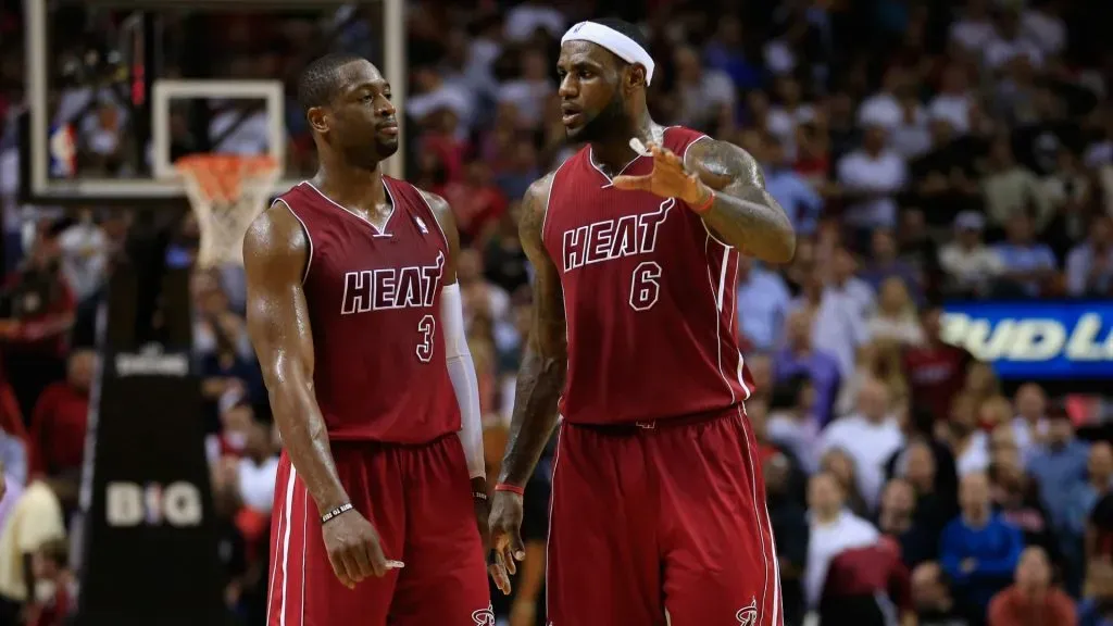 LeBron James and Dwyane Wade