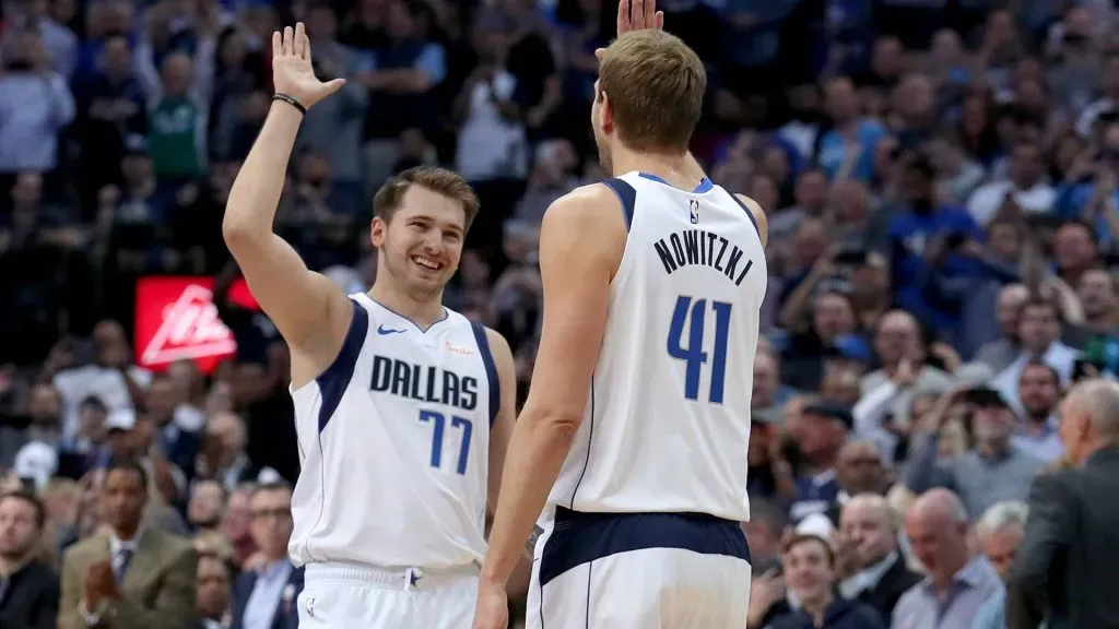 Luka Doncic Dirk Nowitzki