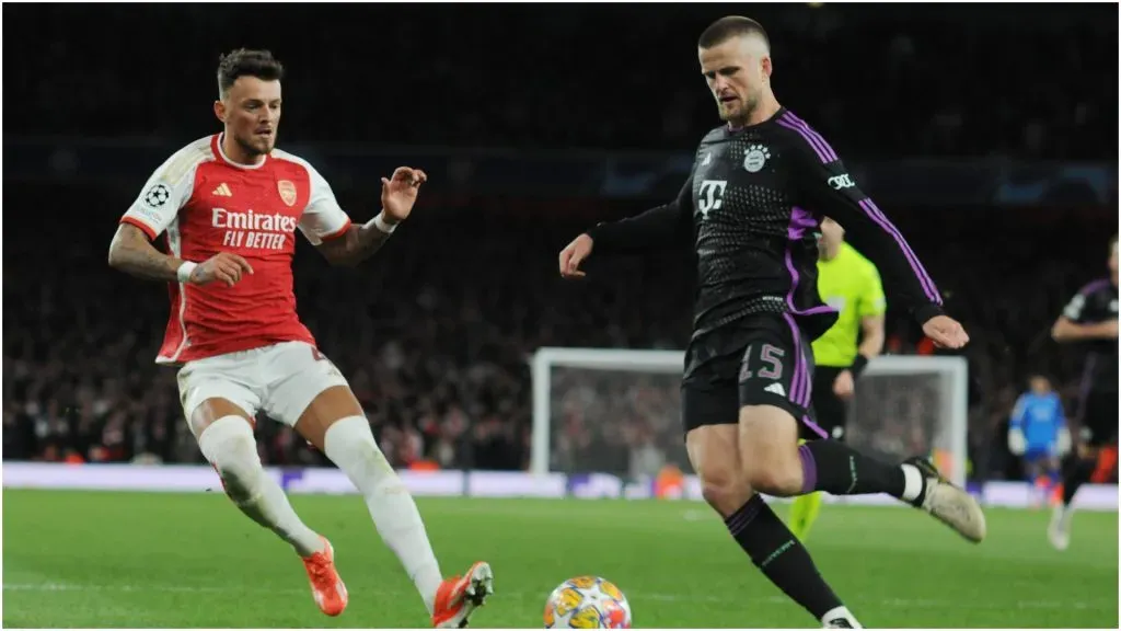 Eric Dier of Bayern Munich and Ben White of Arsenal โ IMAGO / Colorsport