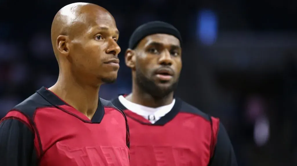 Ray Allen and LeBron James