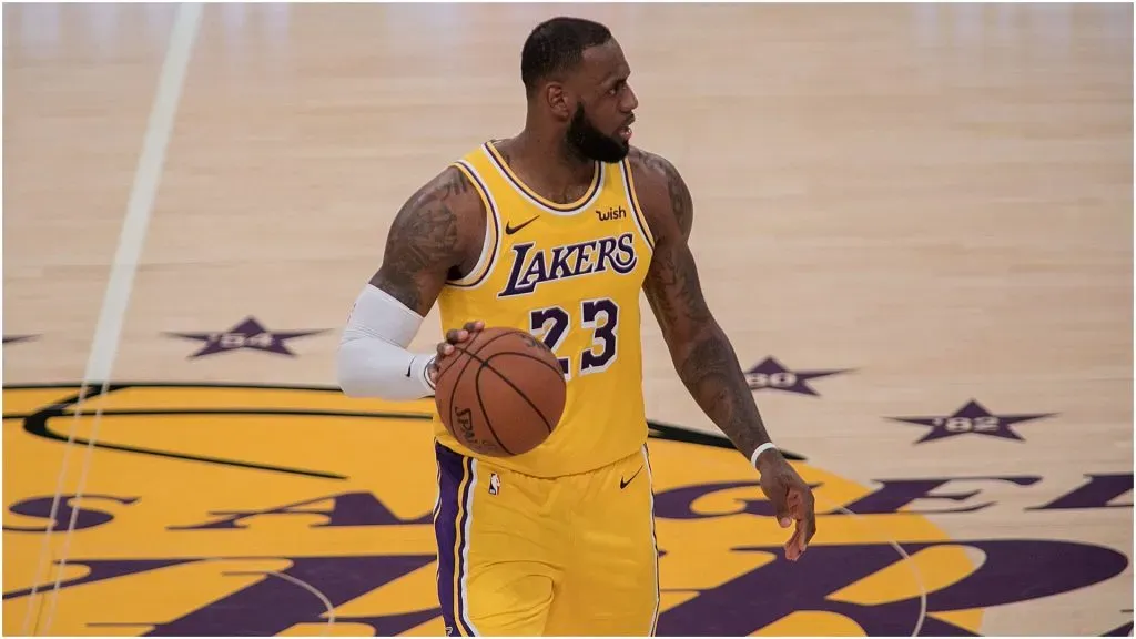 LeBron James of the Los Angeles Lakers –