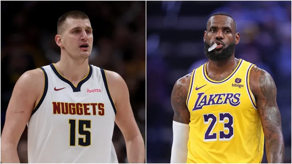 Nikola Jokic and LeBron James could face for one last time (Getty Images)
