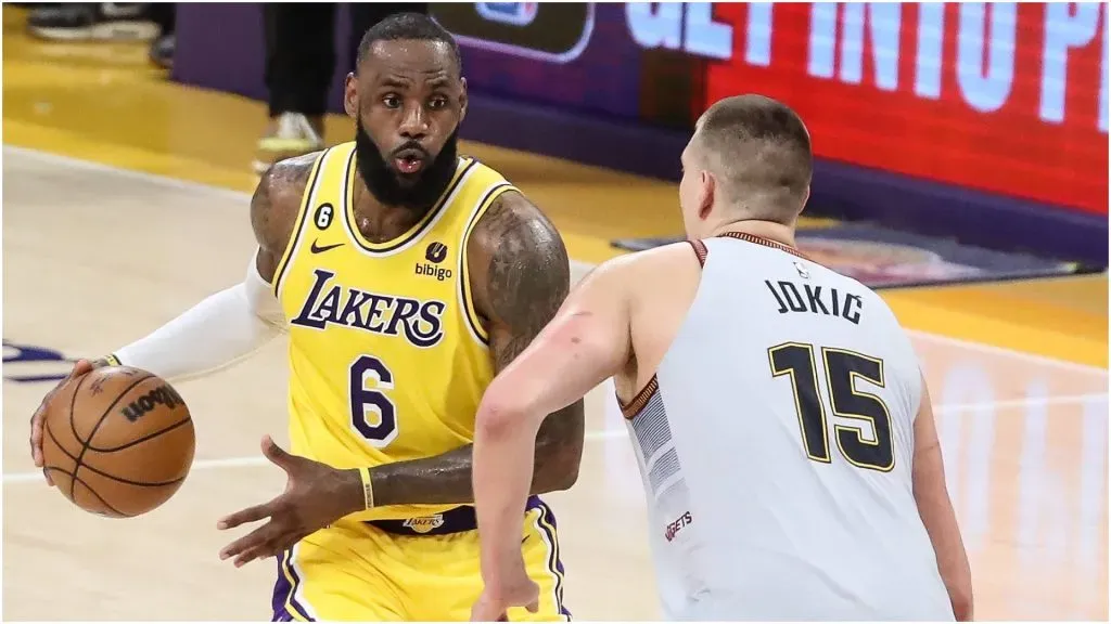 LeBron James and Nikola Jokic – IMAGO / Icon Sportswire