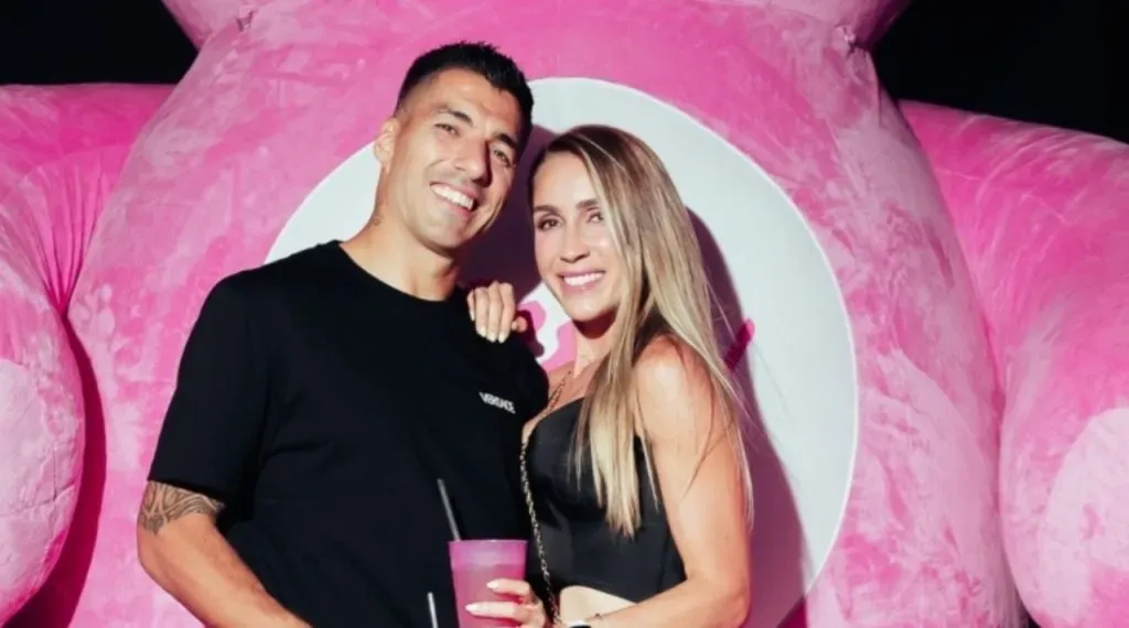 Luis Suarez and Sofia Balbi