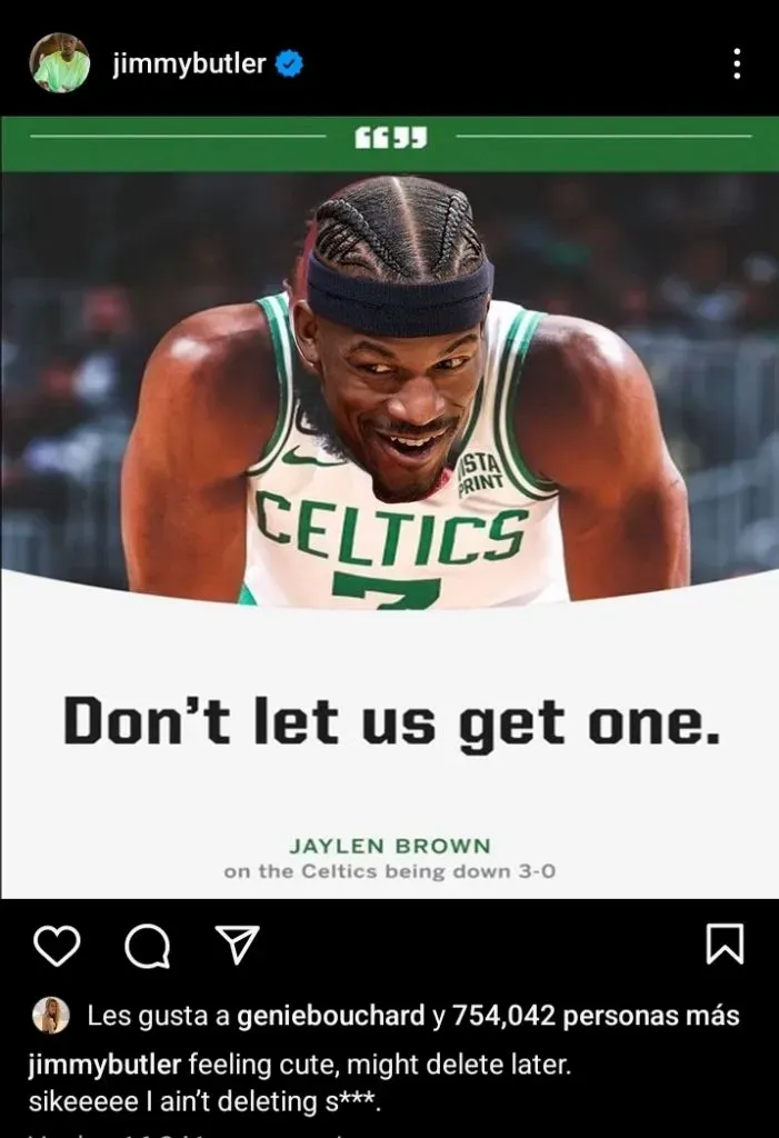 Instagram / @jimmybutler