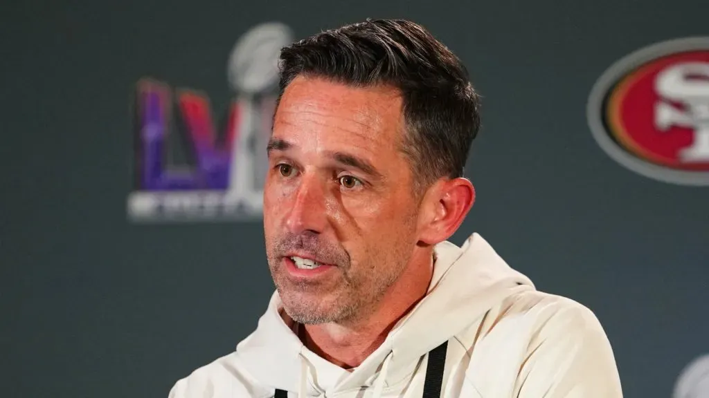 Kyle Shanahan is dealing with Brandon Aiyukâs situation (Getty Images)
