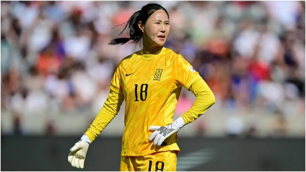 Korea goalkeeper Kim Jungmi β IMAGO / Icon Sportswire