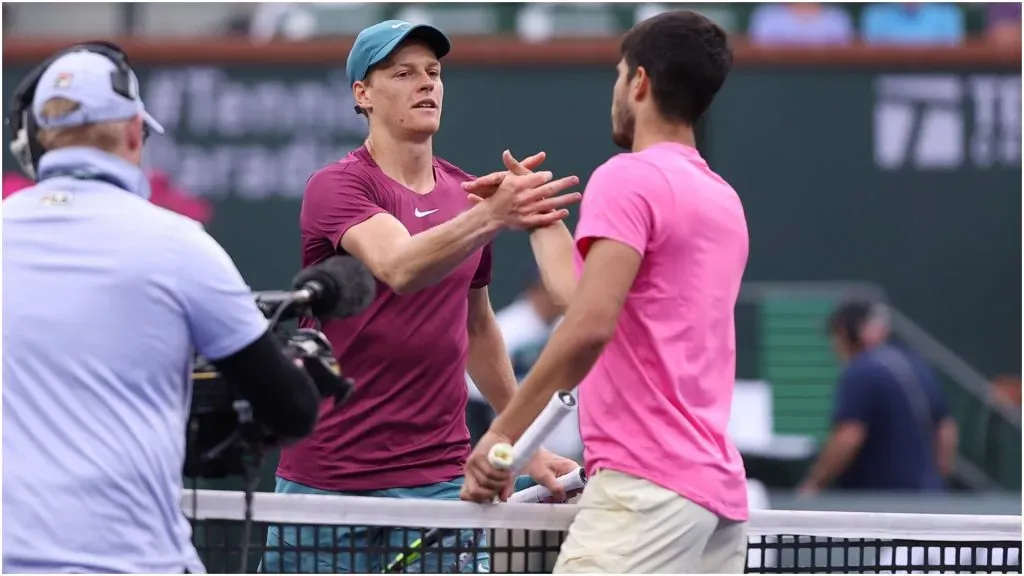 Carlos Alcaraz and Jannik Sinner ā IMAGO / PanoramiC