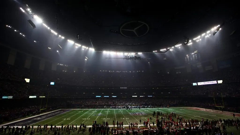Mercedes Benz Stadium, the stadium where Argentina will make its Copa America 2024 debut against Canada. (Dilip Vishwanat/Getty Images)