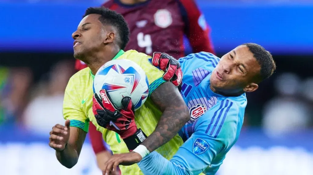 Patrick Sequeira of Costa Rica during the game between Brazil and Costa Rica as part of the CONMEBOL Copa America USA 2024 group D, at SoFi Stadium, on June 24, 2024 in Inglewood, California, United States.