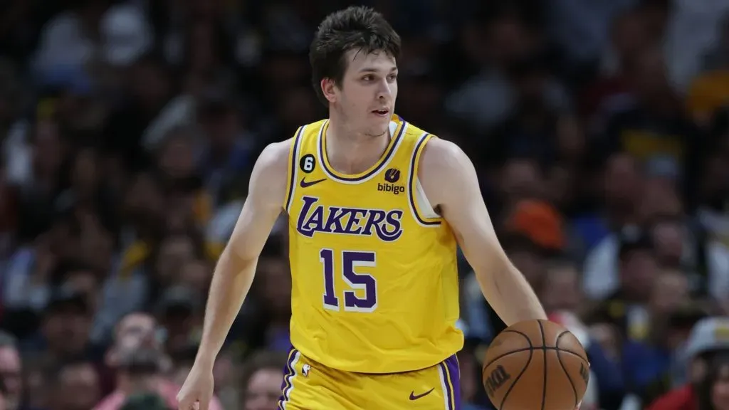 Austin Reaves in action for the Lakers.