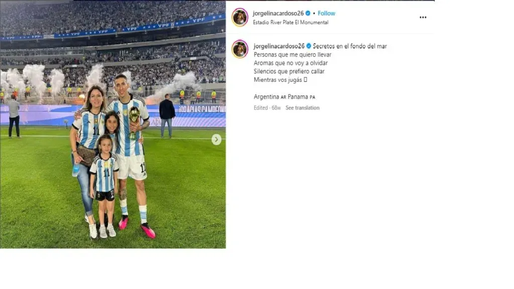 Jorgelina Cardosoās Instagram