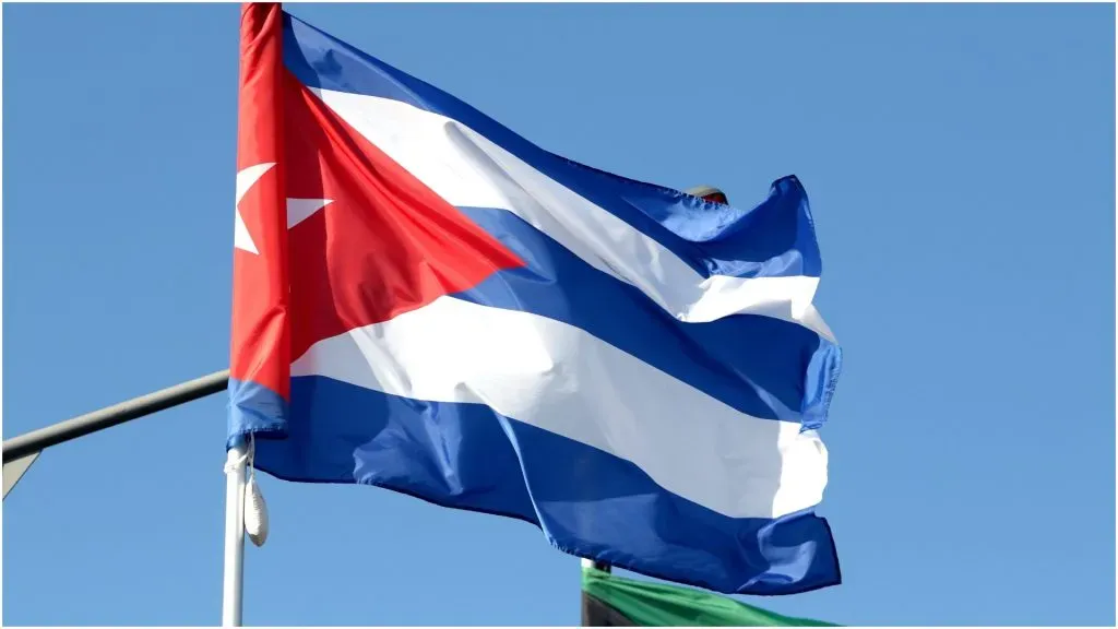 The flag of the Republic of Cuba β IMAGO / Russian Look